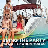 BOSS ASK904B.64 Marine Audio System – Full Kit with Bluetooth